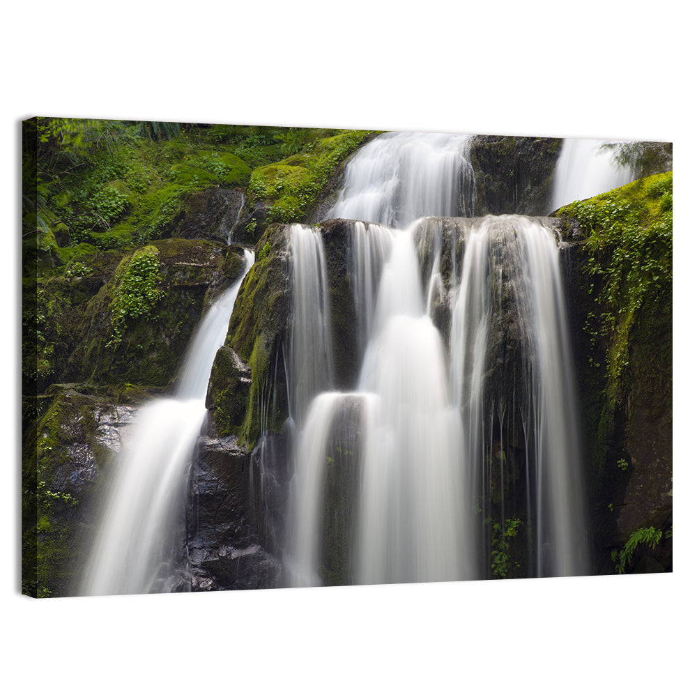 Mossy Kentucky Waterfall Wall Art, canvas print, landscape