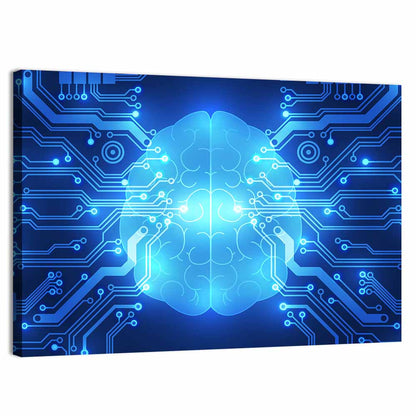 Digital Brain Concept Wall Art