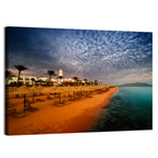 Sharm El Sheikh Beach at Dusk Wall Art