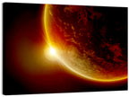 Red Planet Sunrise Limb Flare Wall Art