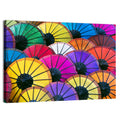 Vibrant Market Parasols Wall Art