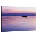 Lavender Lake Ohrid Sunset Wall Art