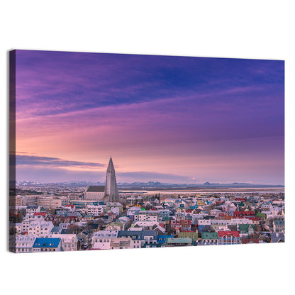 Reykjavik Dawn Wall Art