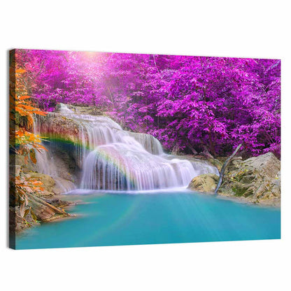 Deep Forest Waterfall Wall Art