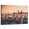 Venetian Gondolas at Dusk Wall Art
