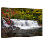 Blue Ridge Autumn Waterfall Wall Art