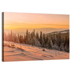 Hoverla Snowfield at Sunset Wall Art