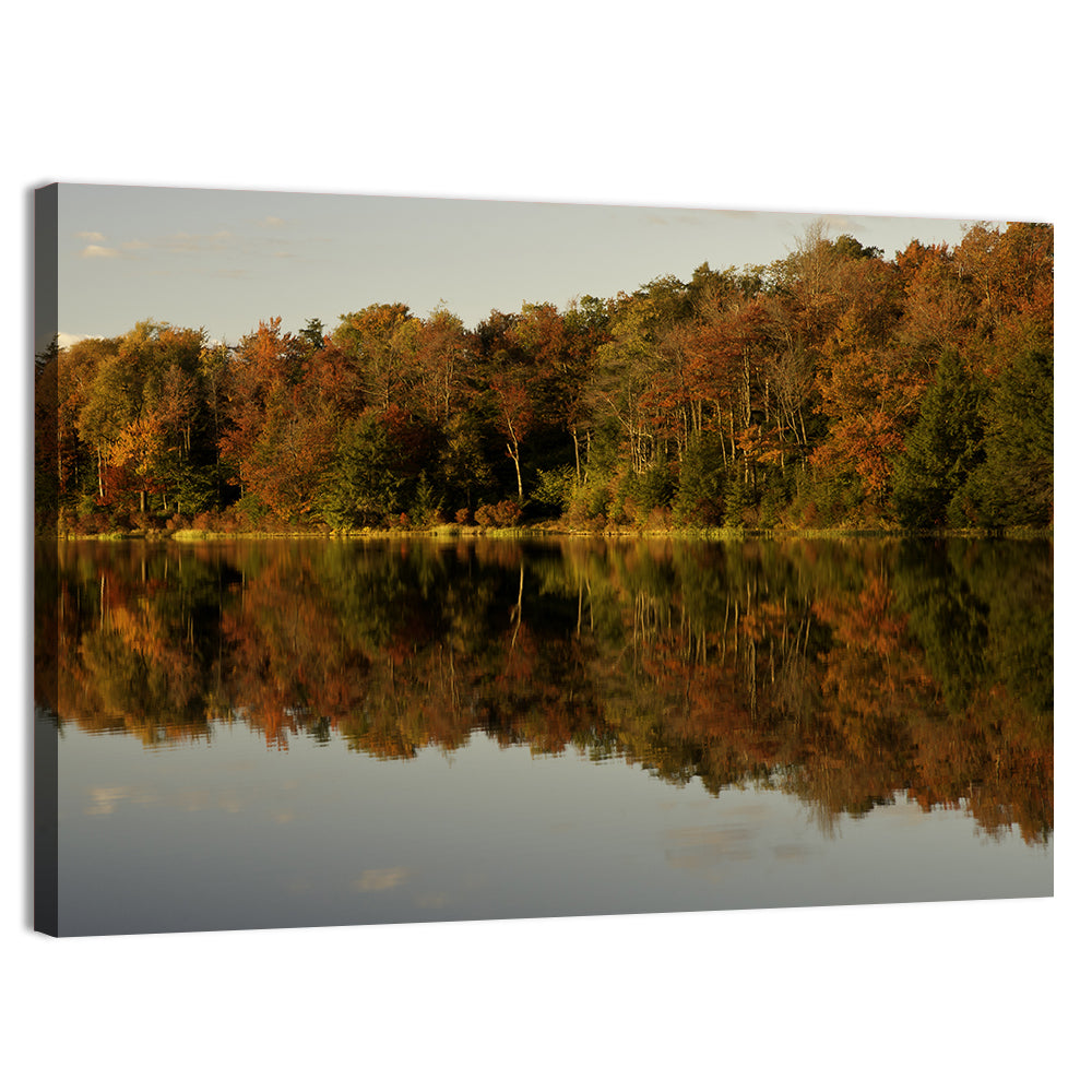 Lake Jean Reflection Wall Art, canvas print, landscape