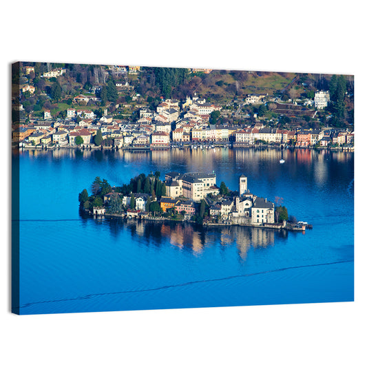 Lake Orta Island Wall Art