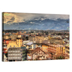 Vaduz Autumn Cityscape Wall Art