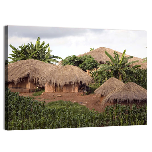 Thatched Huts Wall Art