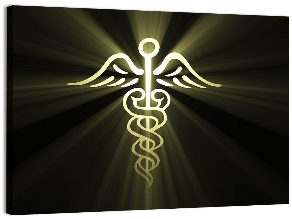 Medical Corps Caduceus Emblem Wall Art