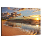 Lake Huron Sunset Beach Wall Art
