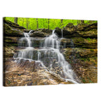 Mossy Ledge Waterfall Wall Art