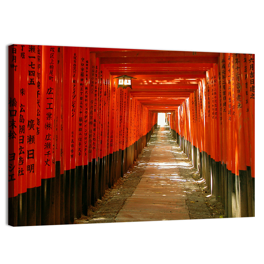Fushimi Inari Torii Tunnel Wall Art
