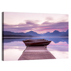 Lake Mcdonald Sunset Dock Wall Art