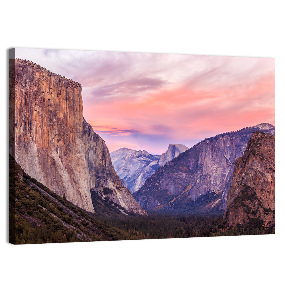 El Capitan at Tunnel View Wall Art, canvas print, landscape