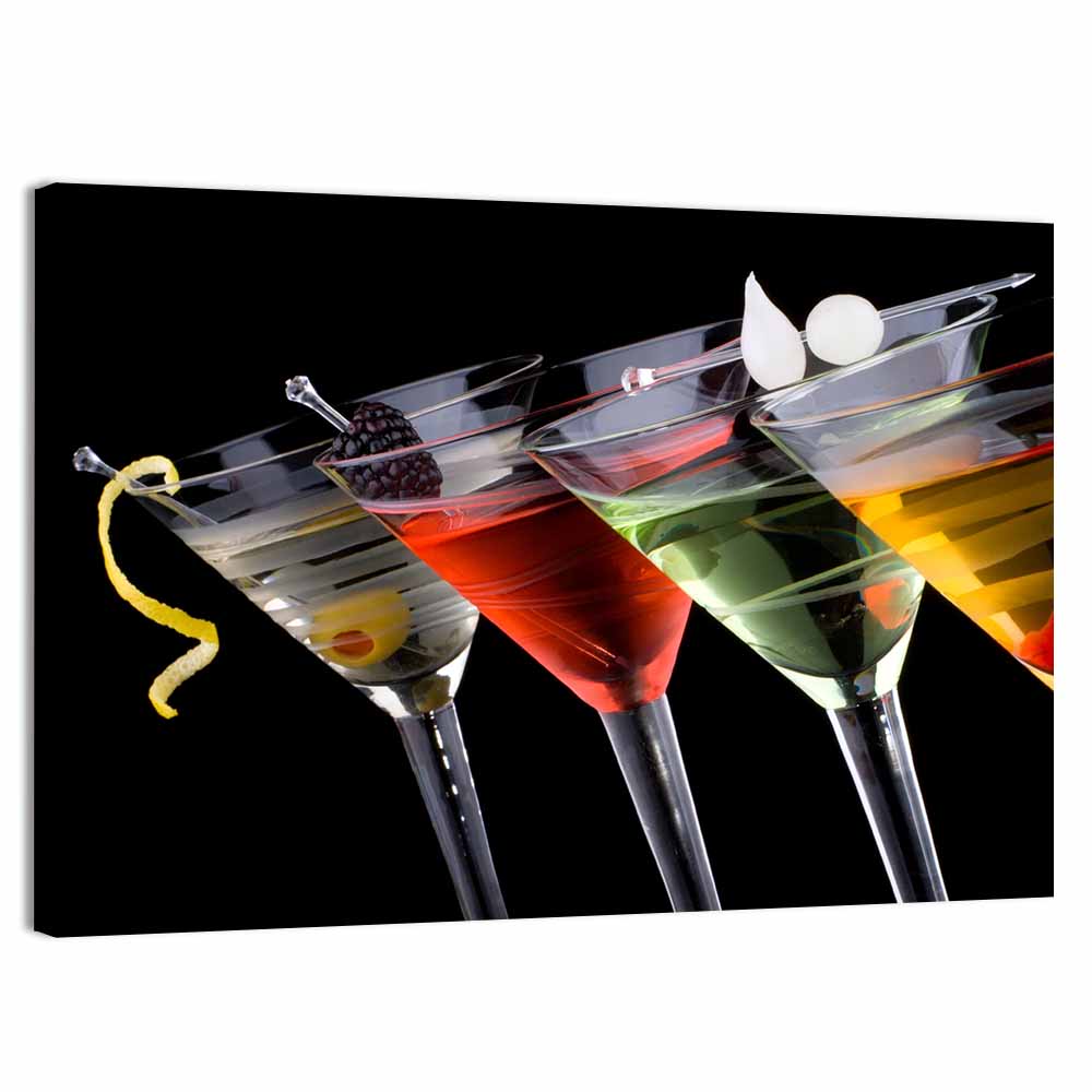 Classic Martini Cocktails Wall Art