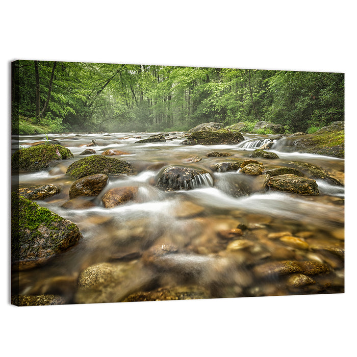 Forest Creek, North Carolina Wall Art as a canvas print