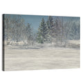Snow-covered Forest Field Wall Art