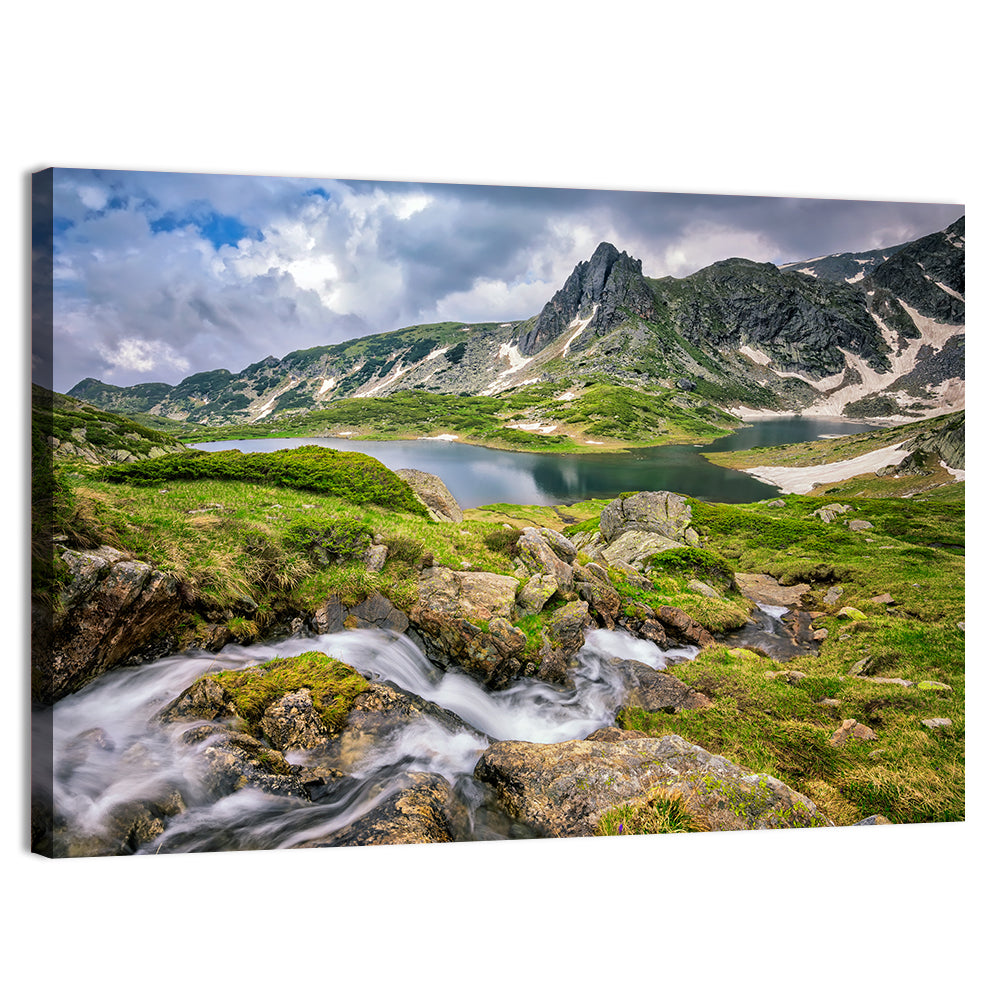 Seven Rila Lakes View Wall Art, canvas print, landscape