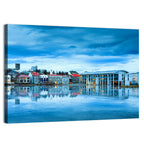 Reykjavik City Hall at Blue Hour Wall Art