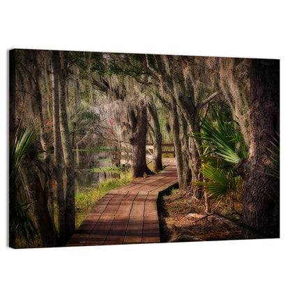 Louisiana Swamp Boardwalk Wall Art