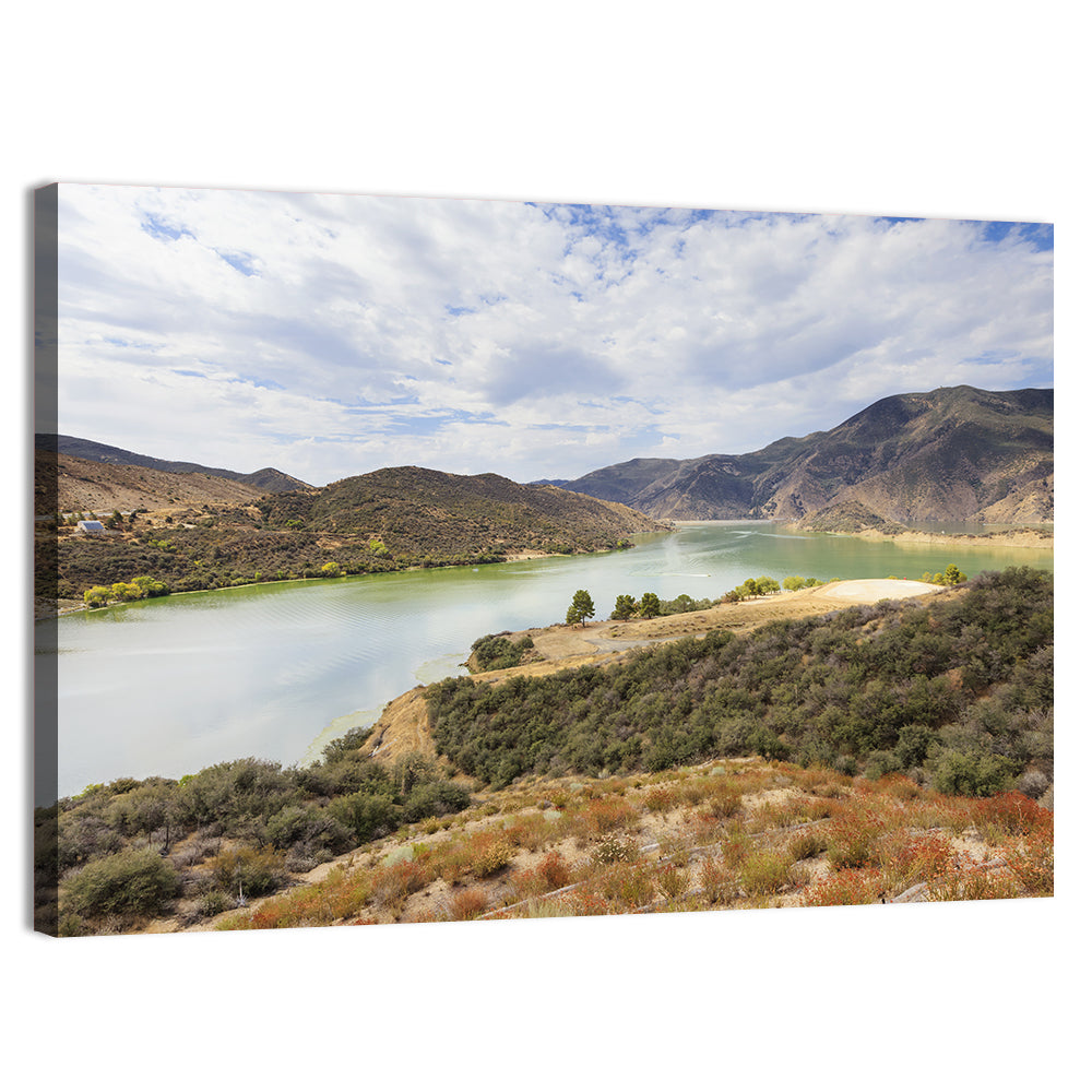 Pyramid Lake Vista Wall Art, canvas print, landscape