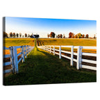 Kentucky Horse Farm at Golden Hour Wall Art
