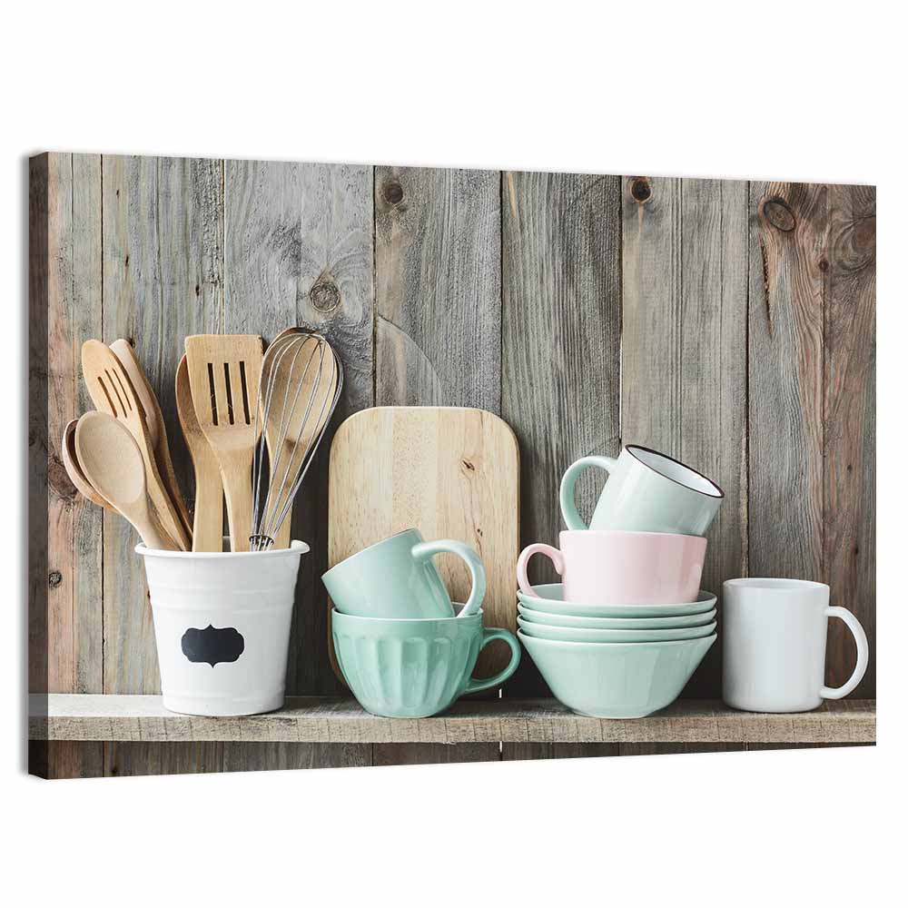 Kitchen Utensils Wall Art