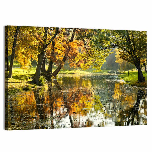Small Canal Landscape Wall Art
