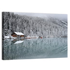 Lake Louise Winter Reflection Wall Art