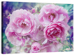 Springtime Pink Rose Cluster Wall Art