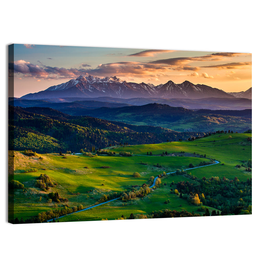 Tatras Golden Hour Vista Wall Art