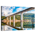 Lake Omodeo Concrete Bridge Wall Art