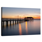 Lake Jackson Pier Sunset Wall Art