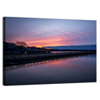 Skaneateles Lake Pier at Dusk Wall Art