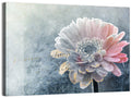 Winter Gerbera with Golden Script Wall Art