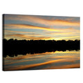 Lake Charles Golden Sunset Wall Art