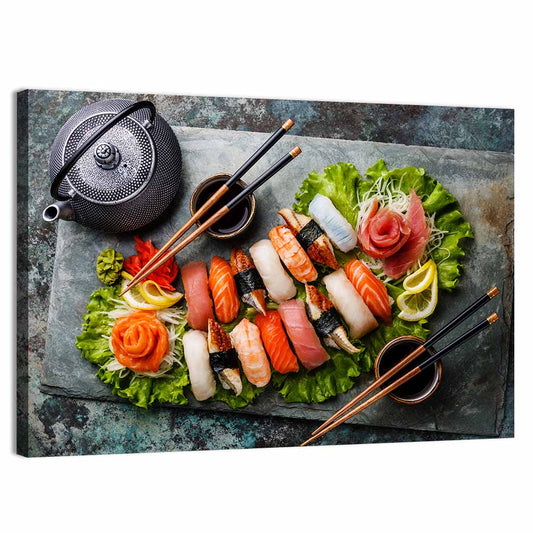 Nigiri & Sashimi Sushi Wall Art
