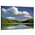 Plitvice Forest Lake Scene Wall Art