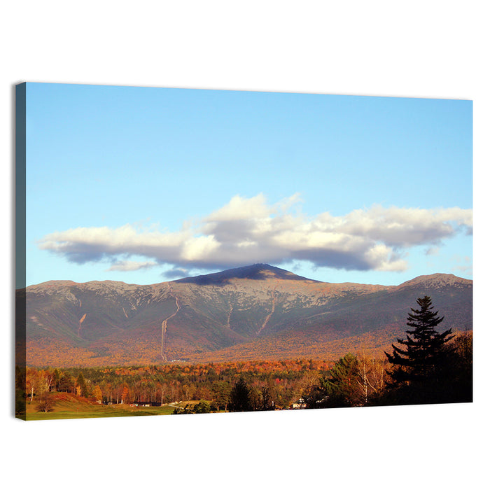 Mount Washington Wall Art as a canvas print