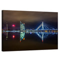 Vanšu Bridge Night Skyline Wall Art