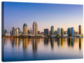 San Diego Skyline at Golden Dusk Wall Art