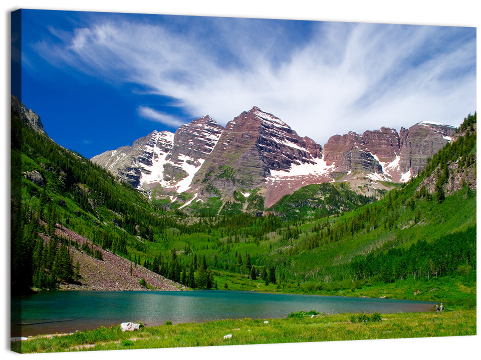 Maroon Bells Reflections at Maroon Lake Wall Art