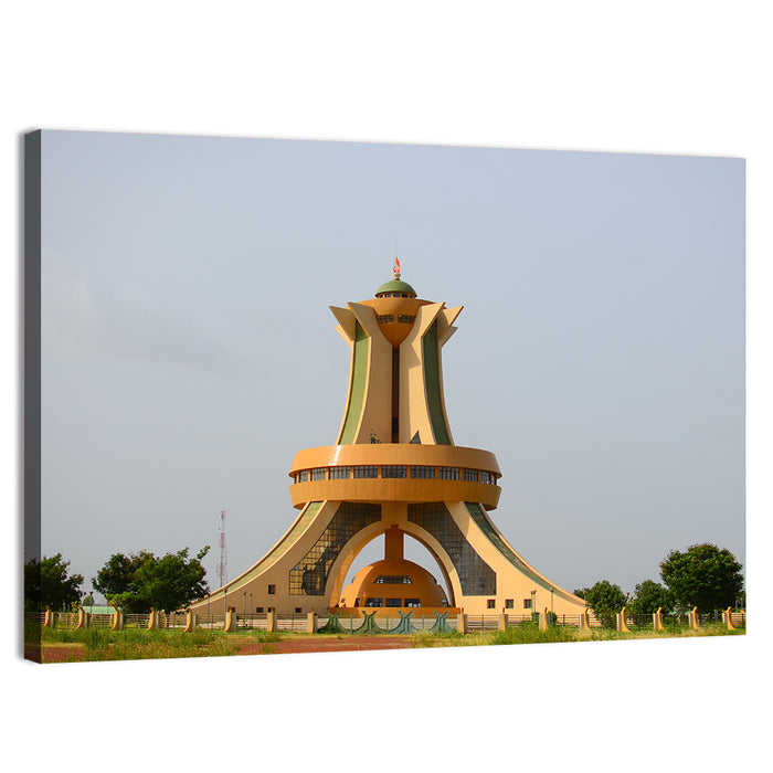 Ouagadougou National Monument Wall Art as a canvas print