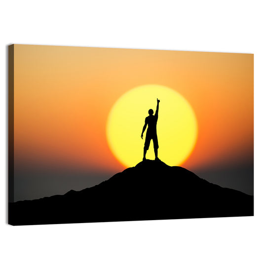 Champion Silhouette Wall Art