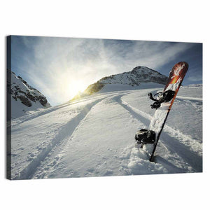 Mountain Snowboarding Wall Art