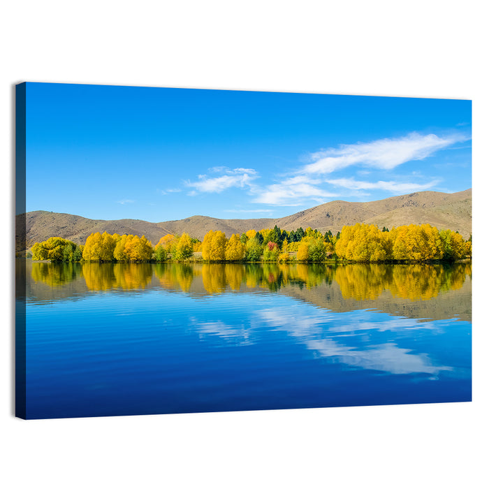 Lake Ruataniwha Wall Art as a canvas print