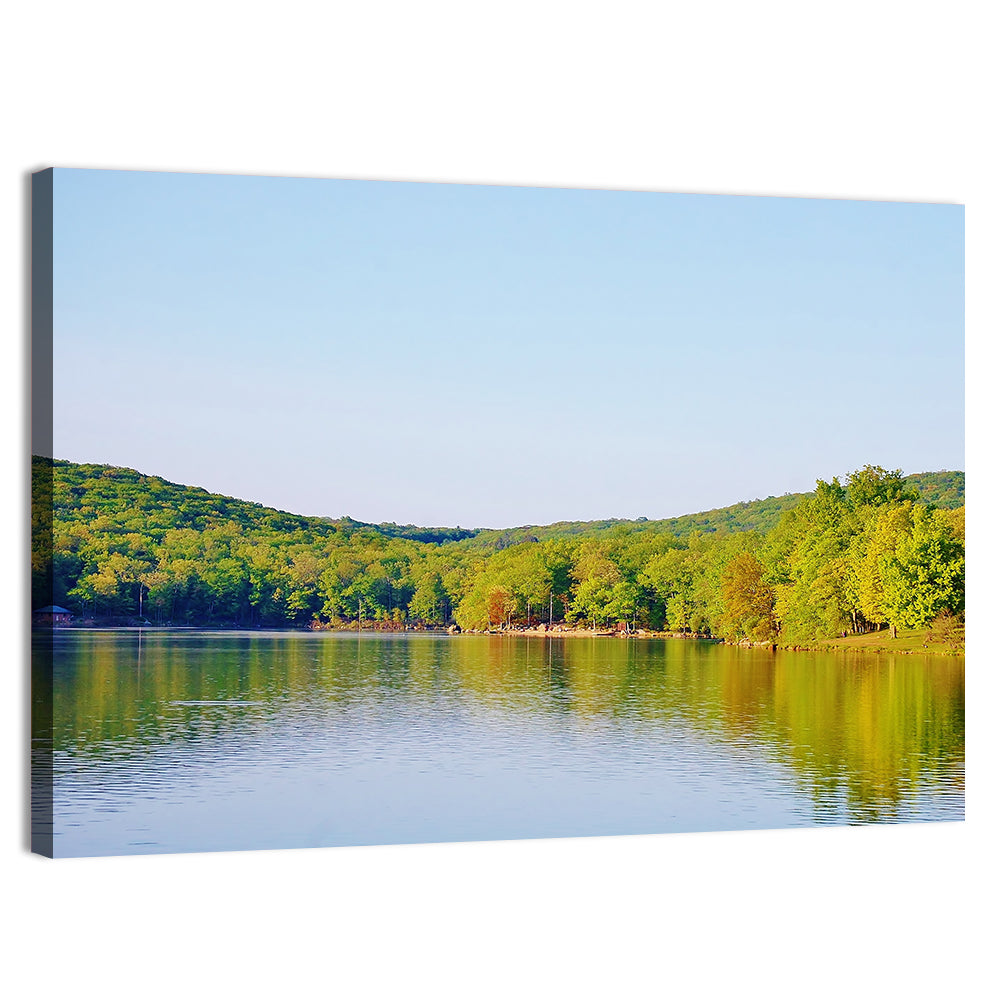 Sebago Lake Wall Art, canvas print, landscape